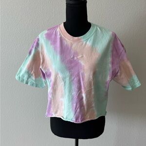 The Nike Tee Tie Dye Cropped Small